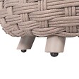 HESPERIDE - Pouf de jardin Obbae café - vignette