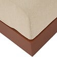 HESPERIDE - Pouf de jardin Allure acajou - vignette
