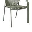 HESPERIDE - Fauteuil de jardin empilable Riu vert laurier - vignette