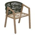 HESPERIDE - Fauteuil de jardin Mylore vert laurier - vignette