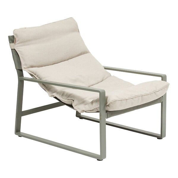 HESPERIDE - Fauteuil relax de jardin Lambinio vert laurier - large