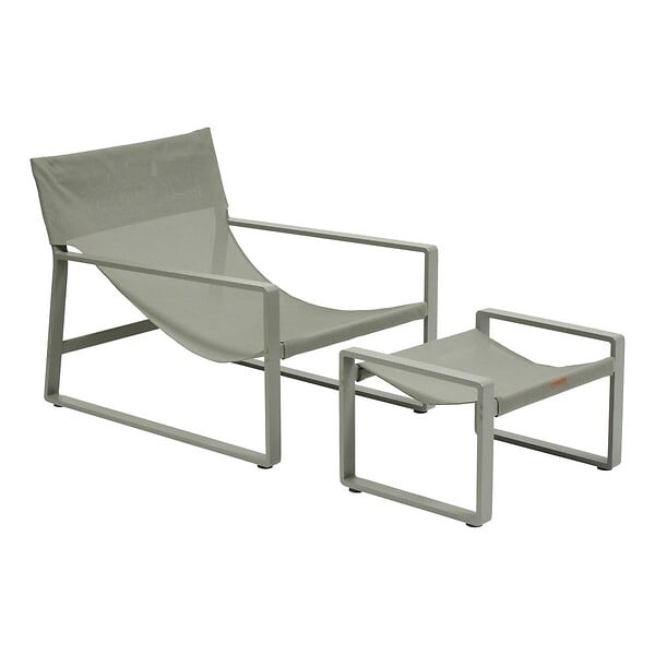 HESPERIDE - Fauteuil relax de jardin Lambinio vert laurier - large