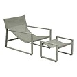 HESPERIDE - Fauteuil relax de jardin Lambinio vert laurier - vignette