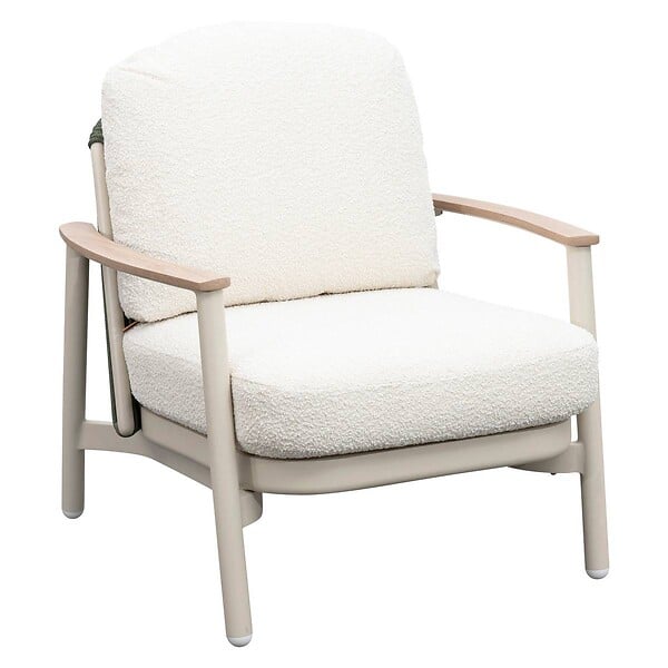 HESPERIDE - Fauteuil de salon de jardin Mylore argile - large
