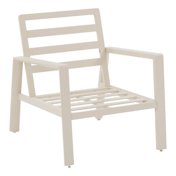 HESPERIDE - Fauteuil de salon de jardin Luzane argile - large