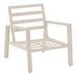 HESPERIDE - Fauteuil de salon de jardin Luzane argile - vignette