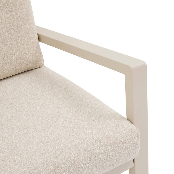HESPERIDE - Fauteuil de salon de jardin Luzane argile - large