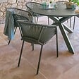 HESPERIDE - Fauteuil de jardin Oryon empilable vert laurier - vignette