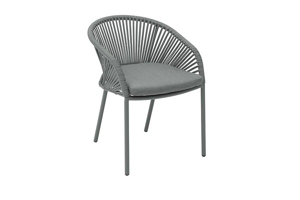 HESPERIDE - Fauteuil de jardin Oryon empilable vert laurier - large