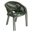 HESPERIDE - Fauteuil de jardin Oryon empilable vert laurier - vignette
