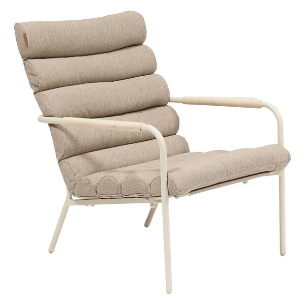 HESPERIDE - Fauteuil relax de jardin Solani argile - large