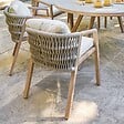HESPERIDE - Fauteuil de jardin Mylore beige - vignette