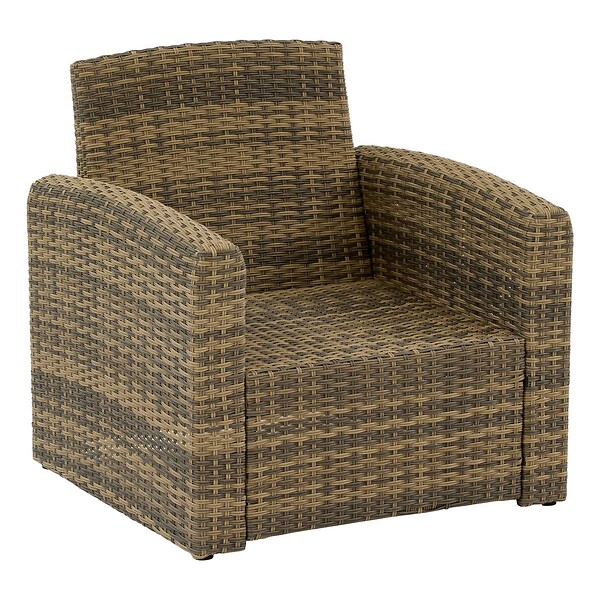 HESPERIDE - Fauteuil de salon de jardin Selenim beige ficelle - large