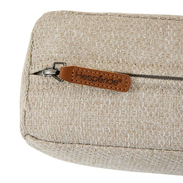 HESPERIDE - Fauteuil de salon de jardin Selenim beige ficelle - large