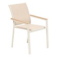HESPERIDE - Fauteuil de jardin empilable Essentia argile - vignette