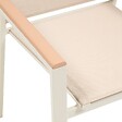 HESPERIDE - Fauteuil de jardin empilable Essentia argile - vignette