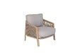 HESPERIDE - Fauteuil de salon de jardin Nelora beige - vignette