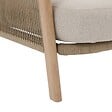 HESPERIDE - Fauteuil de salon de jardin Nelora beige - vignette