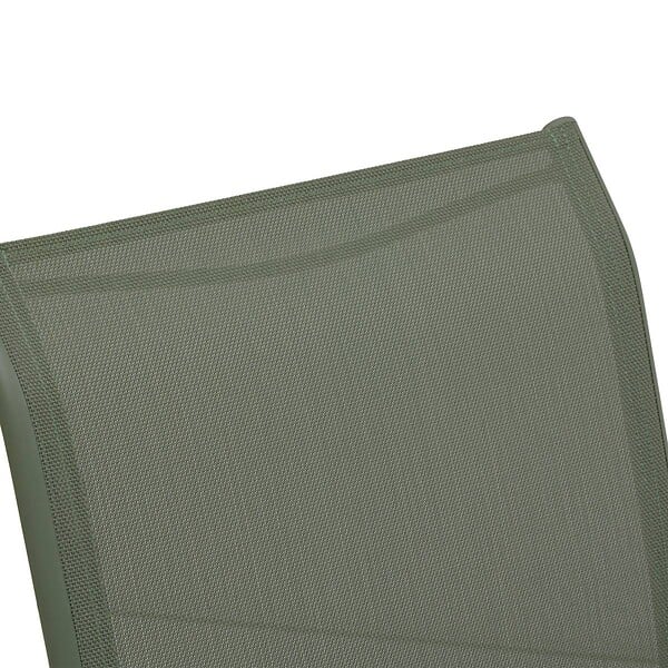HESPERIDE - Fauteuil de jardin Piazza empilable vert laurier - large