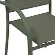 HESPERIDE - Fauteuil de jardin Piazza empilable vert laurier - vignette
