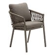 HESPERIDE - Lot de 2 fauteuils de jardin Oriengo café - vignette