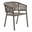 HESPERIDE - Lot de 2 fauteuils de jardin Oriengo café - vignette