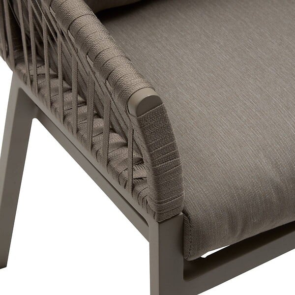 HESPERIDE - Lot de 2 fauteuils de jardin Oriengo café - large