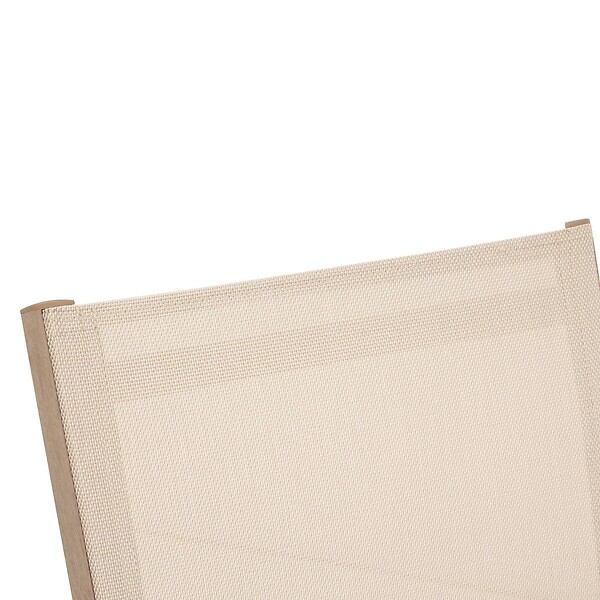 HESPERIDE - Fauteuil de jardin Axant beige lin/miel - large