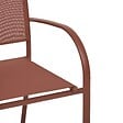 HESPERIDE - Fauteuil de jardin Piazza empilable acajou - vignette
