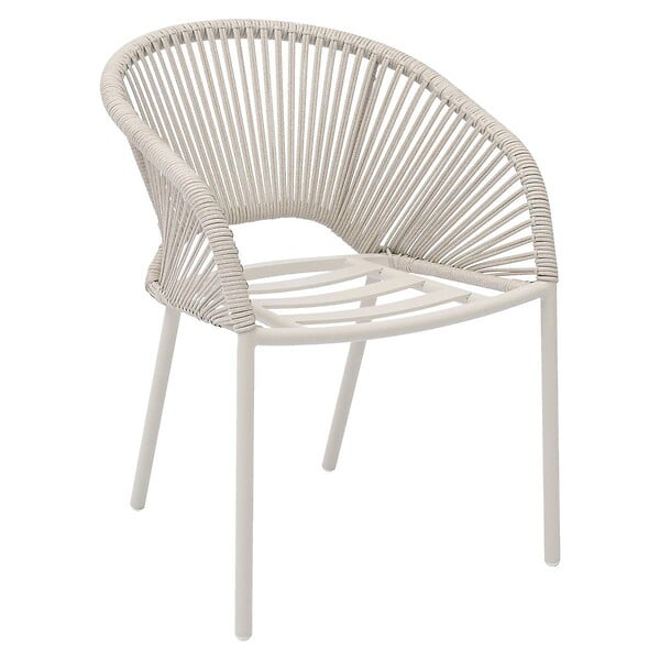HESPERIDE - Fauteuil de jardin Oryon empilable argile - large