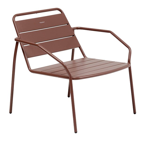 HESPERIDE - Fauteuil de jardin Phuket acajou - large