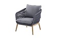 HESPERIDE - Fauteuil de jardin Orissa gris - vignette