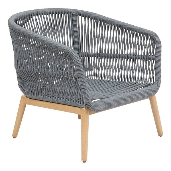 HESPERIDE - Fauteuil de jardin Orissa gris - large