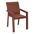 HESPERIDE - Fauteuil de jardin empilable Essentia acajou - vignette