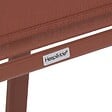 HESPERIDE - Fauteuil de jardin empilable Essentia acajou - vignette