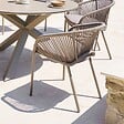 HESPERIDE - Fauteuil de jardin Oryon empilable café - vignette