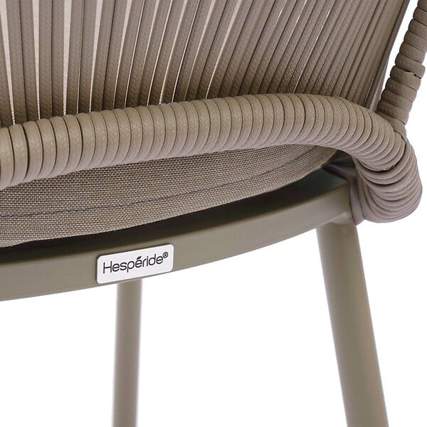 HESPERIDE - Fauteuil de jardin Oryon empilable café - large