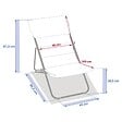 HESPERIDE - Chilienne de jardin empilable pliable Nillia vert laurier - vignette