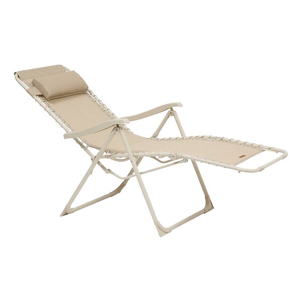 HESPERIDE - Fauteuil de jardin Silos beige lin - large