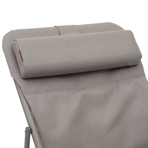 HESPERIDE - Chilienne de jardin empilable pliable Mirael café - large