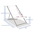 HESPERIDE - Chilienne de jardin empilable pliable Lunivia argile - vignette