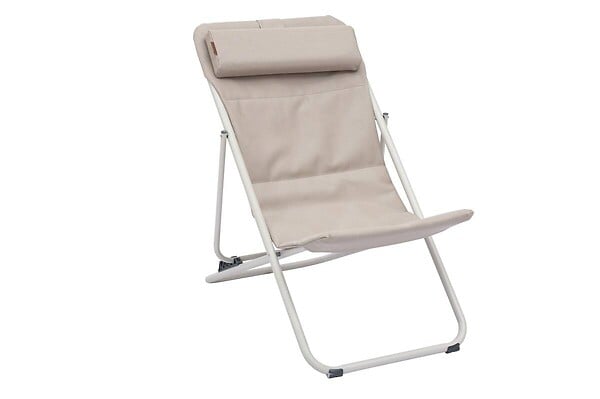 HESPERIDE - Chilienne de jardin empilable pliable Mirael argile - large