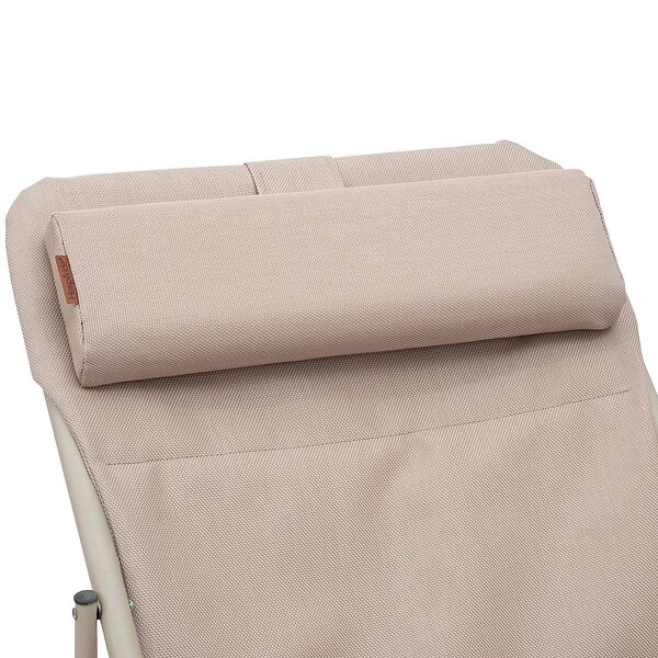HESPERIDE - Chilienne de jardin empilable pliable Mirael argile - large