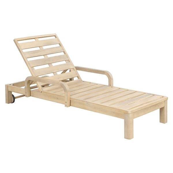 HESPERIDE - Lit de piscine Papouasie beige - large