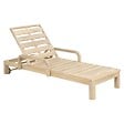 HESPERIDE - Lit de piscine Papouasie beige - vignette