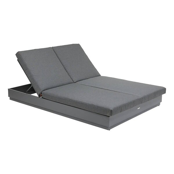HESPERIDE - Lit de piscine Allure gris graphite - large