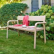 HESPERIDE - Banc de jardin Wooky 3 places beige - vignette