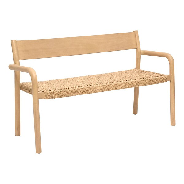HESPERIDE - Banc de jardin Wooky 3 places beige - large