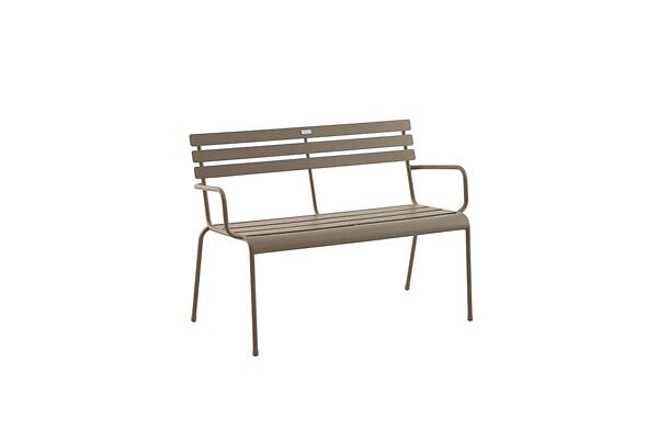 HESPERIDE - Banc de jardin Greensboro 2 places café - large