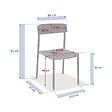 HESPERIDE - Chaise de jardin Wistty empilable argile - vignette